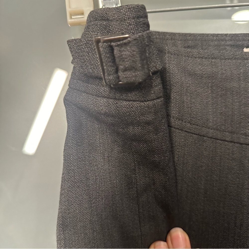TALBOTS Size 8 Gray Wool and Lycra Stretch Dress Pants - Picture 4 of 7
